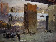 George Bellows The Lone Tenement France oil painting artist